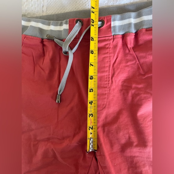 Tansozer Coral Pink Shorts Casual Classic Fit Drawstring Hybrid Shorts Medium - Picture 10 of 15